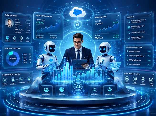 Agentic AI Solutions for wealth management on Salesforce FSC