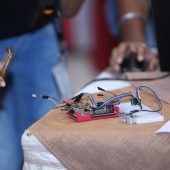 Salesforce IoT Demo by Amar Kulkarnin and Sukany Banekar at WOmen Tech Heroes Event by Thinqloud